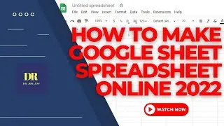 How to create Google Spreadsheet Tutorial |Create google doc sheet |Share google sheet |Google docs