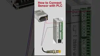 How to connect Sensors with PLC.. #electrical #automation #electrician