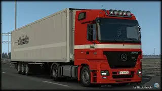 🚚ETS 2 обзор на Mercedes Actros MP2 от Никола Тракс для 1.50 4.1.steam #konamee_TV#D_truck_TV#ets2🚛