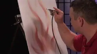 Airbrush Techniques : Airbrushing Realistic Fire