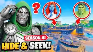 HIDE & SEEK in Fortnite Season 4! (Marvel)