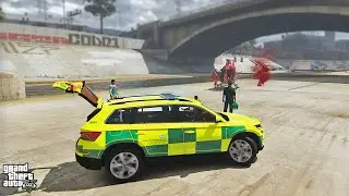 A shift as a London PARAMEDIC First Responder! | UK GTA 5 LSPDFR Mod