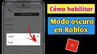 Cómo habilitar el modo oscuro en Roblox Mobile (actualización de 2024) | Modo oscuro en