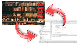 #05 Home Page front-end Design with Source code for Library Management System Java Project