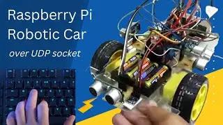 DIY ip controlled Raspberry pi Robotic Car | control over UDP | step-by-step