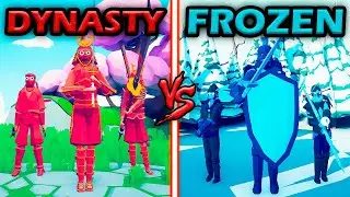 FROZEN KINGDOM vs DYNASTY WARRIORS - Totally Accurate Battle Simulator | TABS