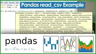 Pandas DataFrame Read CSV Example