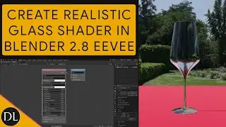 Blender 2.8 Eevee Glass Shader Tutorial