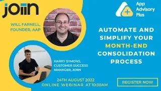 Joiin webinar - hosted by App Advisory Plus