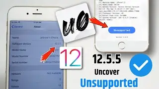 uncover unsupported fix | how to dwngrade ios 12.5.5 into 12.5.4 | How To FIX unc0ver UNSUPPORTED