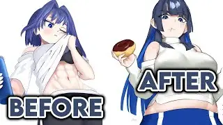 Kronii lost her 6 pack ABS!!