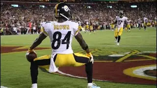 4K ANTONIO BROWN STEELERS/PATS CLIPS FOR EDITS