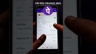 Phonepe UPI Pin change kaise kare 2023 How to change Phonepe UPI Pin Phonepe Upi pin Reset #shorts