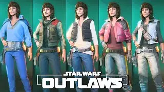 STAR WARS: OUTLAWS - Customization for Kay & Nix + Blaster Skins [4k 60fps]