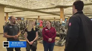 A womans life saved by fellow gym member during cardiac arrest