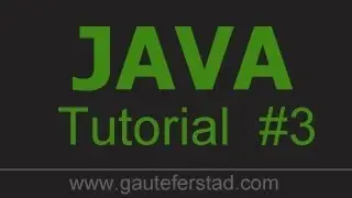 Java Programming Tutorial 03 Declaring a Variable