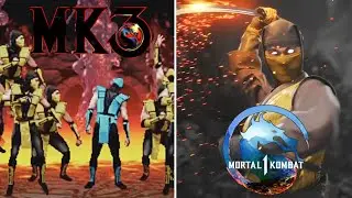 MK 1 VS. MK 3 - Scorpions Gang War Fatality Comparison 4k HDR