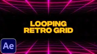 3D Retro Grid Tutorial in After Effects | Motion Graphics