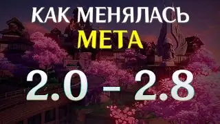 Как менялась мета в Genshin Impact с версии 2.0 да 2.8? Изменения меты в Genshin Impact (Часть 2)