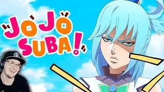 ДЖОДЖОСУБА ► ДЖО ДЖО И КОНОСУБА ( JOJOSUBA JOJO БОГИНЯ БЛАГОСЛОВЛЯЕТ ПРЕКРАСНЫЙ МИР ЖОЖО ) | Реакция