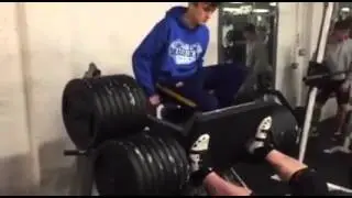 Eddie Hall - Leg press 1000kg / Эдди Холл - Жим ногами 1000 кг