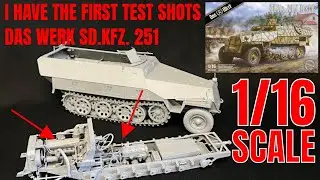 I have the first test shots of the Das Werk 1/16  Sd.Kfz. 251 D, and Its Spectaluar !