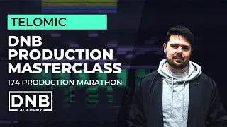 TELOMIC - Liquid DNB TRACK CREATION FROM SCRATCH ABLETON | 174 Production Marathon