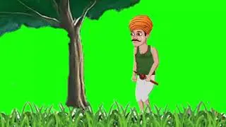 Sapera walking green screen video