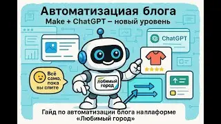 Как автоматизировать блог с помощью Make: пошаговая инструкция для платформы «Любимый город»