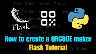 Make a QRCODE Generator app with Flask 🔥 flask tutorial