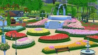 Flora Park 🌸 | NO CC | Stop Motion Build | THE SIMS 4