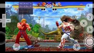 Vita3K Emulator (PSVITA) Android Street Fighter X Tekken Gameplay (Turnip + Full HD)