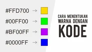 CARA MENENTUKAN WARNA DENGAN KODE DI CORELDRAW