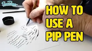 How to use a dip pen for drawing and cartoon work