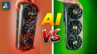 Nvidia AI vs AMD AI in DaVinci Resolve... Who's winning the AI race?