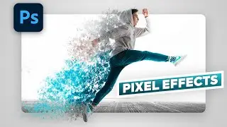 Pixel Stretch Effect (Photoshop Tutorial) #short