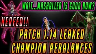 PATCH 1.14 CHAMPION RE-BALANCES | DUCHESS NERFED! MASHALLED IS GOOD? | RAID: SHADOW LEGENDS