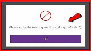 Yono Sbi Please close the existing session and login afresh problem | yono Sbi login problem issue