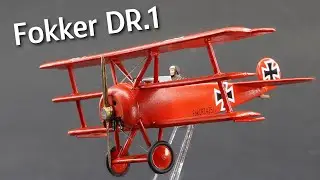 This Took a Lot of Work! Building the Airfix Fokker DR.1 Triplane in 1/72 Scale - Build & Review