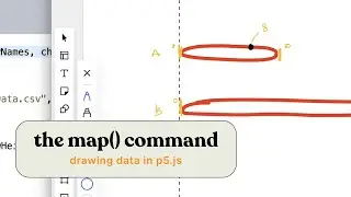 5.6 Drawing Data in p5.js | Part 3 (Mapping)