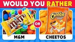 Would You Rather Food and Drink Edition 🍟🥤🍔  Daily Quiz