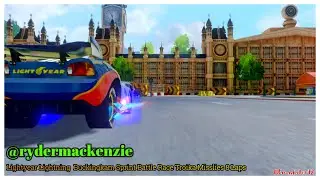 Cars 2 The Video Game | Lightyear Lightning - Battle Race (TM) | Buckingham Sprint 8 Laps