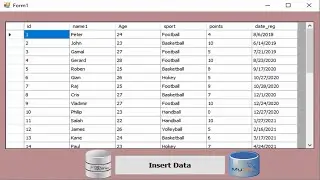 vb.net project How to insert data from SQL database into MYSQL database using datagridview