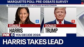 Harris leads Trump in pre-debate Wisconsin survey | FOX6 News Milwaukee