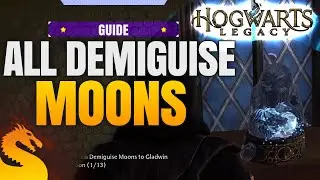 All Demiguise Moon Statues - HOGWARTS LEGACY