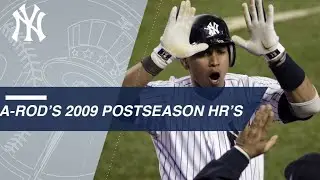 A-Rods 2009 postseason HRs