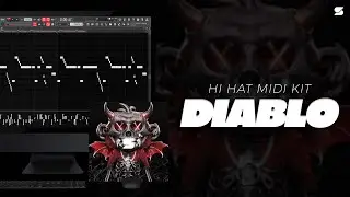 [FREE] Dark Trap Hi Hat Midi Kit - DIABLOS (THE WEEKND, TRAVIS SCOTT, NARDO WICK) Midi Pack 2023 🔥