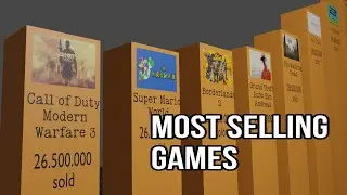 Most Selling Games 3D Comparison