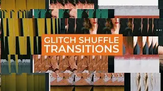 Glitch Shuffle Transitions Premiere Pro Templates