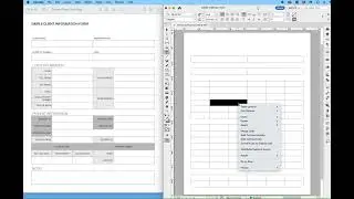Creating A Form Template In InDesign